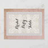 Tafelnummers Rustic Lace w Aged  Linen (Voorkant)