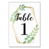 Tafelnummers Trouwgoud Lijst verlaat Kaarten (Achterkant)