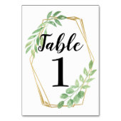Tafelnummers Trouwgoud Lijst verlaat Kaarten (Voorkant)