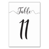 Tafelnummers Trouwtafel Kaart (Achterkant)