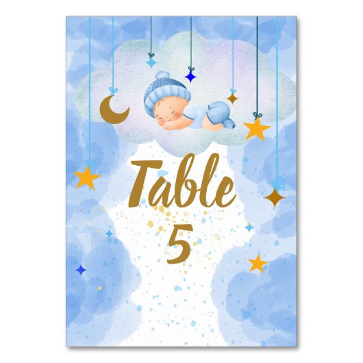 Tafelnummers Twinkle Twinkle Little Star (Voorkant)