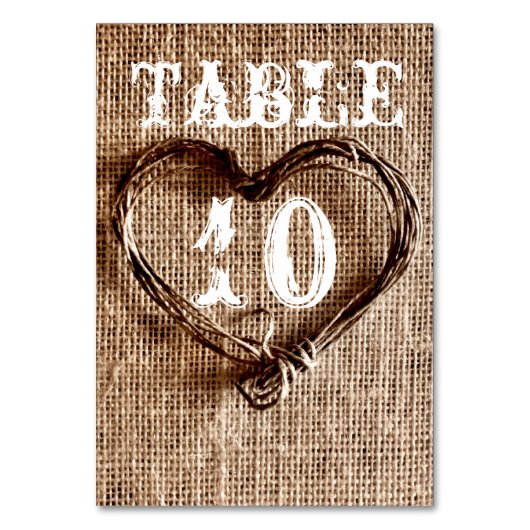 Tafelnummers van de plattelands-wijnen (Achterkant)