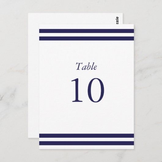 Tafelnummers van de zeemacht (Voorkant / Achterkant)