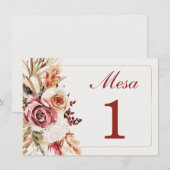 Tafelnummers voor Bruiloften (Voorkant / Achterkant)