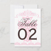 Tafelnummers voor trouwfeest met kruis (Voorkant)