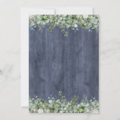 Tafelnummers voor trouwfeest met Navy hout en Euca (Achterkant)