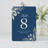 Tafelnummers wintertrouw (Staand voorkant)