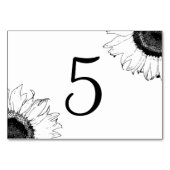 Tafelnummers zwart en wit (Achterkant)