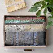 Tafelpapier van het oude gasstation tissuepapier (Geschenk)