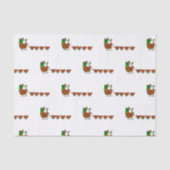 Tafelpapier voor kerstmis en kippen tissuepapier (Voorkant)