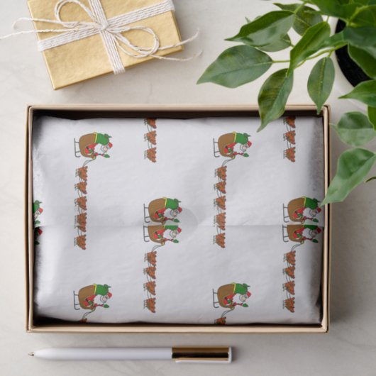 Tafelpapier voor kerstmis en kippen tissuepapier (Geschenk)