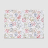 Tafelpapier voor reisblokken tissuepapier (Voorkant)