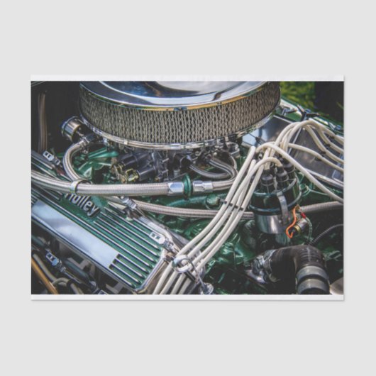 Tafelpapier voor warmloopmotoren tissuepapier (Voorkant)