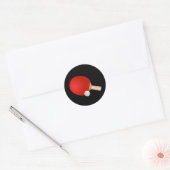 Tafelpeddel en -bal ronde sticker (Envelop)