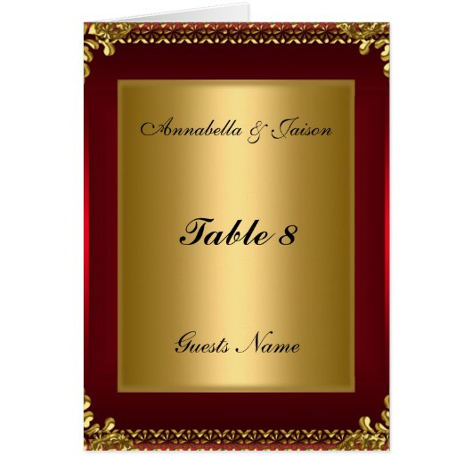 Tafelplaatskaart en menu (Voorkant)