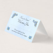 Tafelplaatskaart - met berichten kaart (Voorkant)