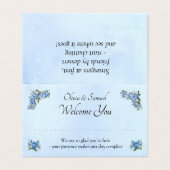 Tafelplaatskaart - met berichten kaart (Buitenkant ongevouwen)