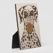 Tafelplaque met Dalmatiër afbeelding Fotoplaat (Zijkant)