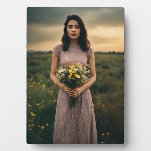 Tafelplaquette met ezel fotoplaat (voorkant)