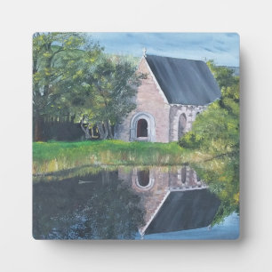 Tafelplaquette met ezel fotoplaat