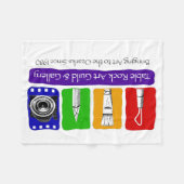 Tafelrots Art Guild Deken (Voorkant (Horizontaal))