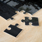 Tafelrots Silhouette Zonsondergang Legpuzzel (Zijkant)