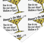 TAFELRUNNER - MEDIUM- OF ZELDZAME MARTINI-OLIJVEN? KORTE TAFELLOPER (Hoek)