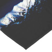 Tafelrunner voor zwarte en witte bergen korte tafelloper (Hoek)