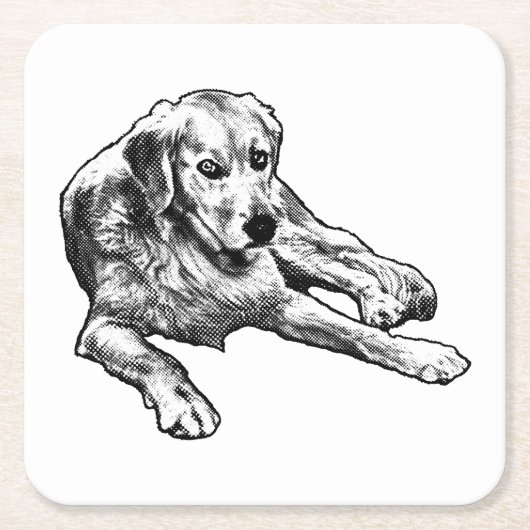 Tafelrust: Gouden Graan Kartonnen Onderzetters (Voorkant)