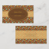  tafels Floral Pattern Visitekaartje (Voorkant / Achterkant)