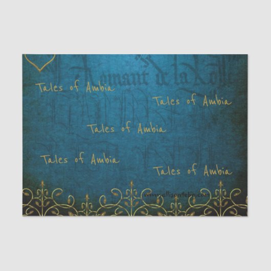 Tafels van Ambia-weefselpapier Tissuepapier (Voorkant)