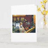 Tafels voor Dames - Edward Hopper Kaart (Gele Bloem)