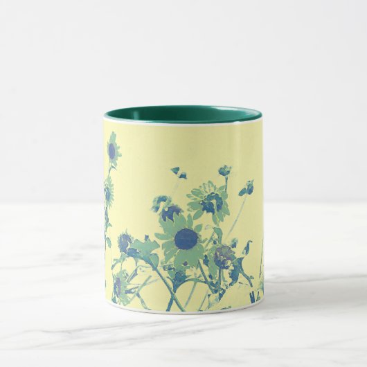 tafels Zonnebloem Mok Cup Groen (Midden)