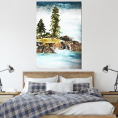 Tafelschildermeer Canvas Afdruk (Insitu (Slaapkamer))
