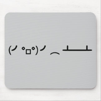 Tafelschuif ascii emoticon muismat