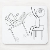 Tafelschuim Afsluiten Afsluiten Afsluiten Mad Angr Muismat (Voorkant)