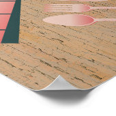 tafelserverstijl voor keuken poster (Hoek)