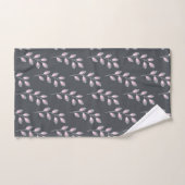 Tafelset met bladmonogram bad handdoek (Handdoek)