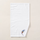 Tafelset met monogram handdoeken in lavendel (Handdoek)