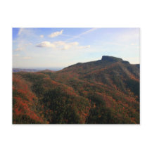 Tafelsteen van de Linville Gorge in Herfst, NC