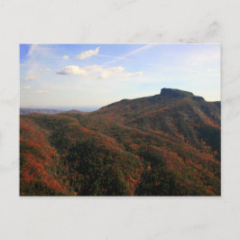 Tafelsteen van de Linville Gorge in Herfst, NC Briefkaart