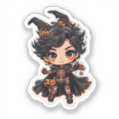Tafelstickers met Geanimeerde Charme Sticker (Voorkant)