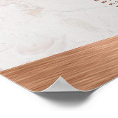 Tafelstoelindeling voor bruiloft van 10 personen,  poster (Hoek)