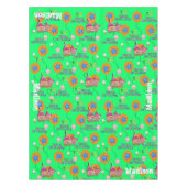 Tafelstof, 10e verjaardag, #10 Groen Tafelkleed (Voorkant)