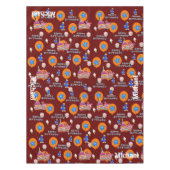 Tafelstof, Happy 4th Birthday, #4 Tafelkleed (Voorkant)