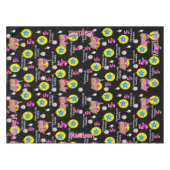 Tafelstof, Happy 5th Birthday, #5 Black Tafelkleed (Voorkant (Horizontaal))