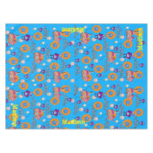 Tafelstof, Happy 6th Birthday, #6 Yellow Tafelkleed (Voorkant (Horizontaal))