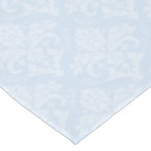 Tafelstof - Icy Blue Damask Tafelkleed (Gekanteld)