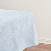 Tafelstof - Icy Blue Damask Tafelkleed (Voorbeeld)