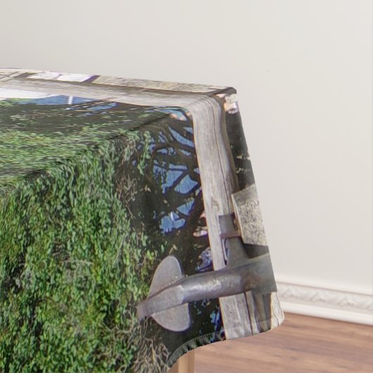 Tafelstof van vuurtoren van Eagle Bluff Tafelkleed (Voorbeeld)